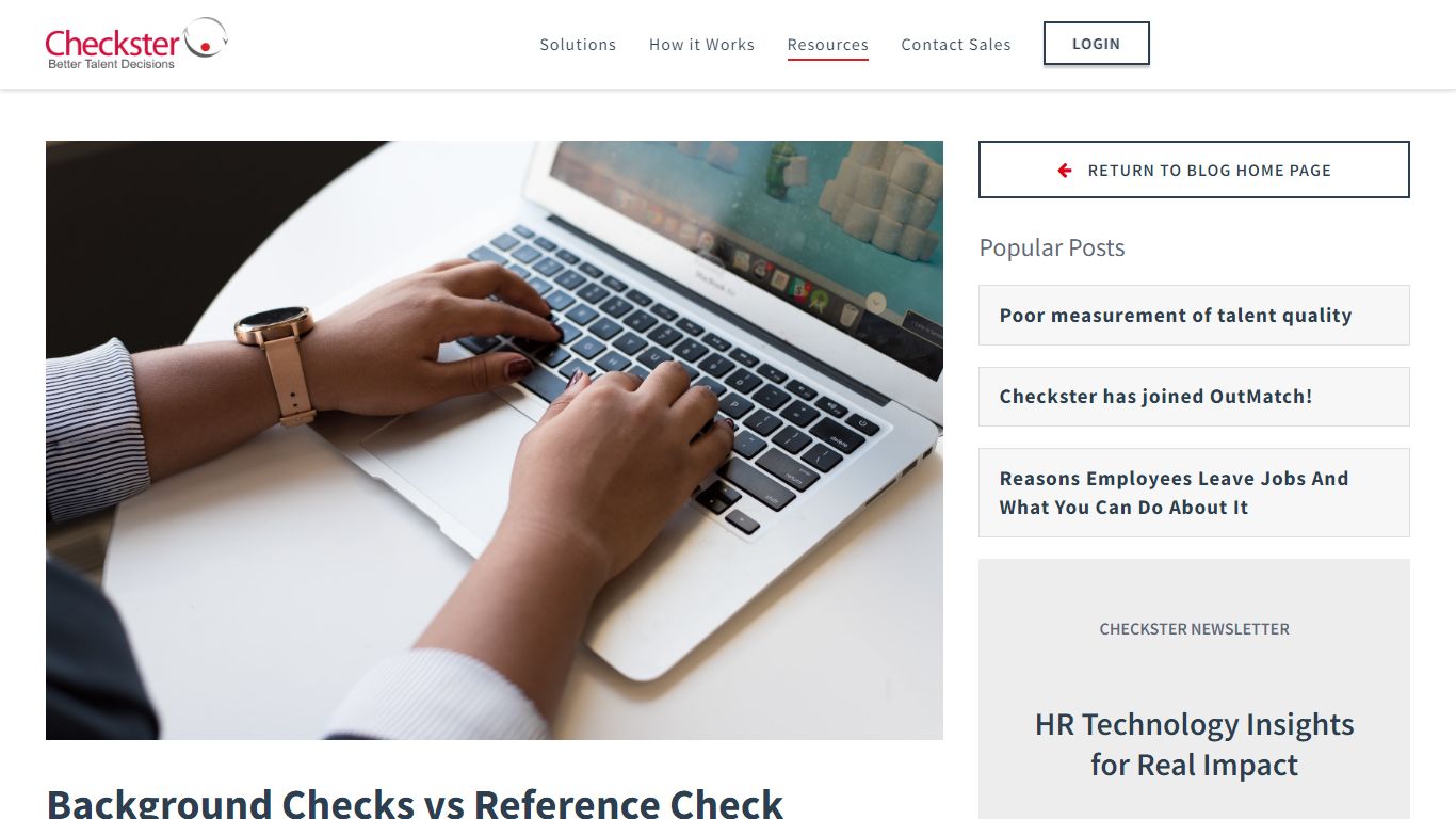 Background Checks vs Reference Check