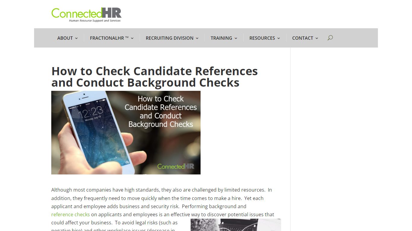 How to Check Candidate References and Conduct Background Checks